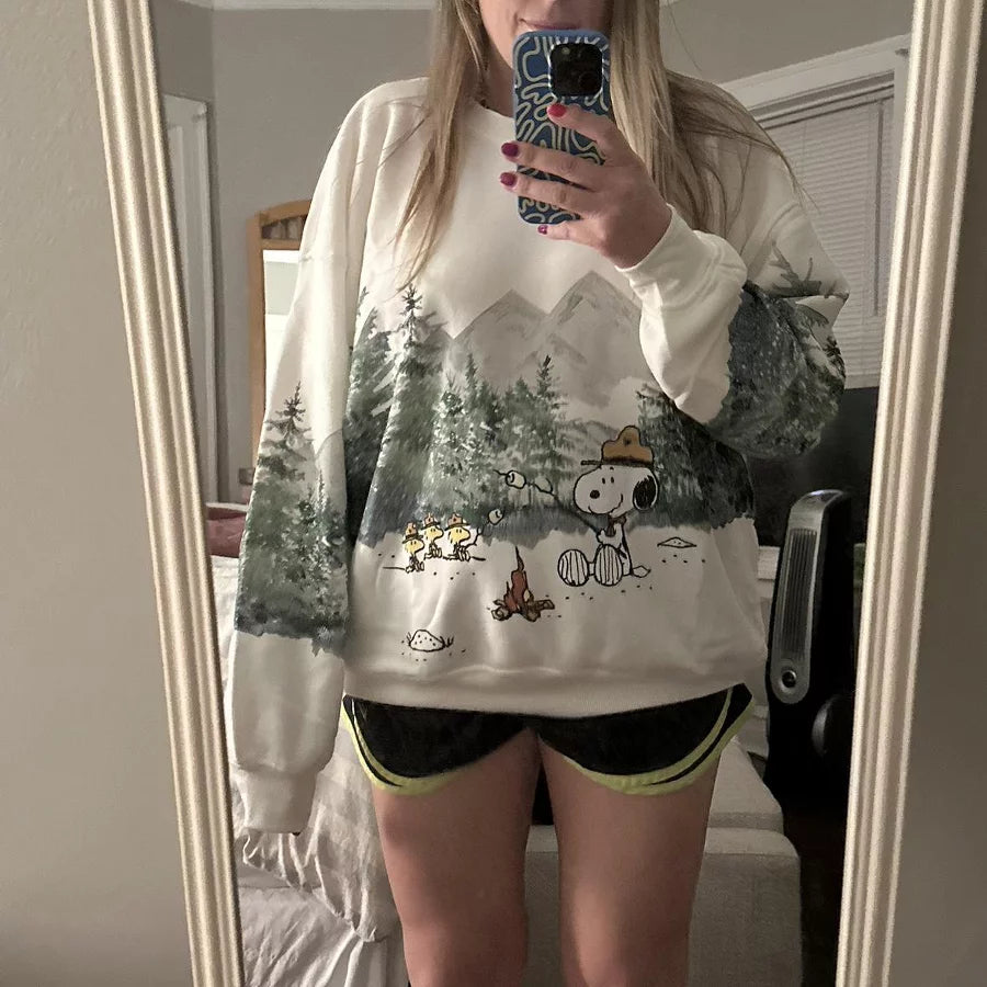 zenvy" snoopy sweatshirt