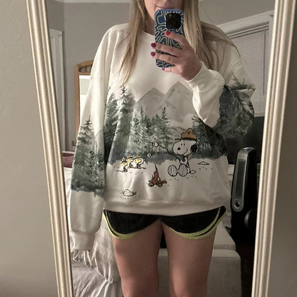 zenvy" snoopy sweatshirt